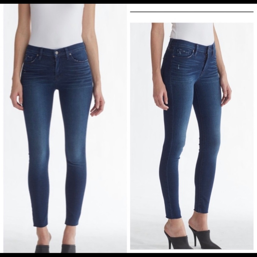 Hudson Nico Midrise Skinny Jean Dark Wash 29